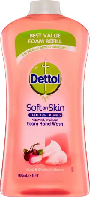 Dettol Foam Hand Wash Rose & Cherry in Blossom 900ml
