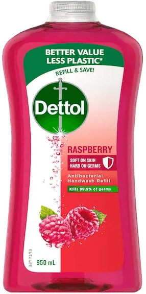 Dettol Liquid Hand Wash Raspberry Refill.webp