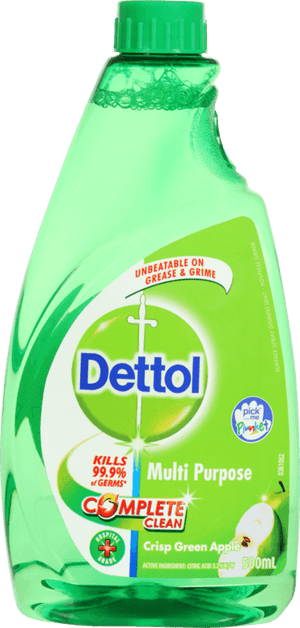 Dettol Complete Clean Multipurpose Green Apple Trigger Refill