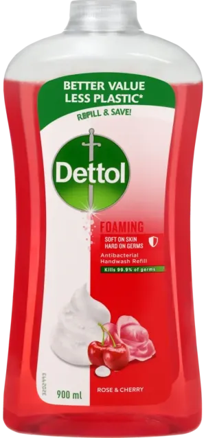Dettol Foam Hand Wash Rose & Cherry in Blossom 900ml.webp