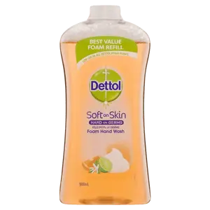 Dettol Foam Hand Wash Lime & Orange Blossom Refill 900ml