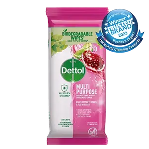 Dettol Multipurpose Cleaning Wipes Pomegranate & Lime Splash