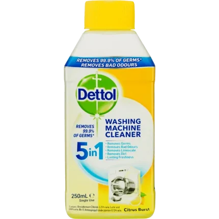 Dettol Antibacterial Washing Machine Cleaner Citrus Burst 250ml