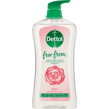 Dettol Free From Shower Gel Rose