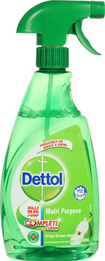 Dettol Complete Clean Multipurpose Green Apple Trigger 500ml.webp