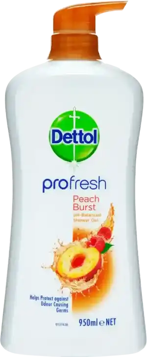 Dettol Profresh Shower Gel Peach & Raspberry