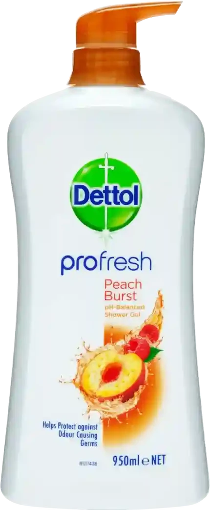 Dettol Profresh Shower Gel Peach & Raspberry