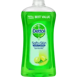 Dettol Liquid Hand Wash Lemon & Lime Refill 950ml