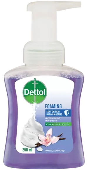 Dettol foam hand wash vanilla & orchid pump.webp