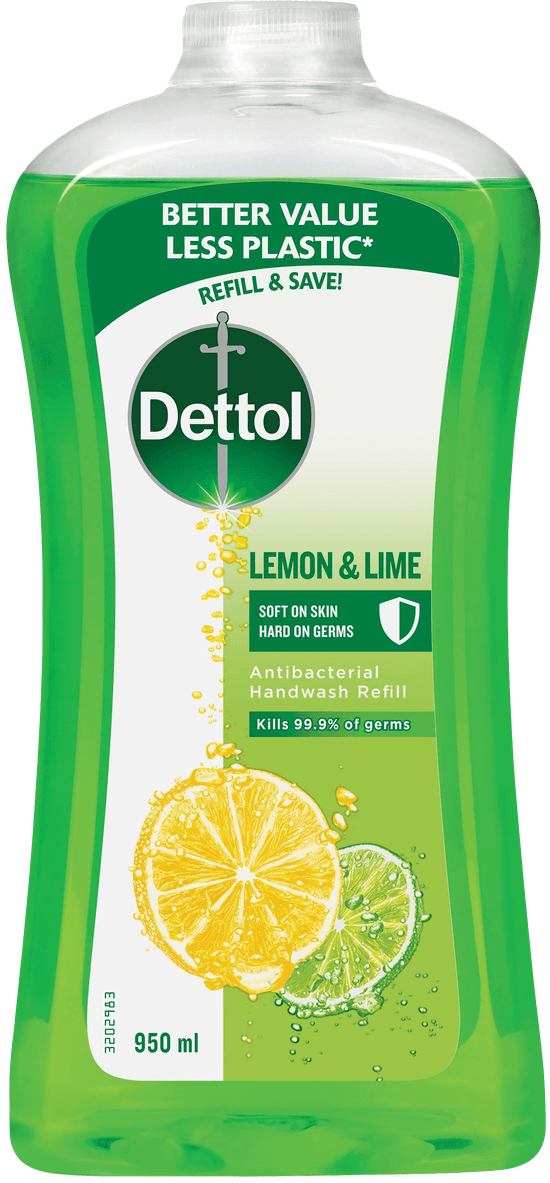 Dettol Liquid Hand Wash Lemon & Lime Refill 950ml.webp