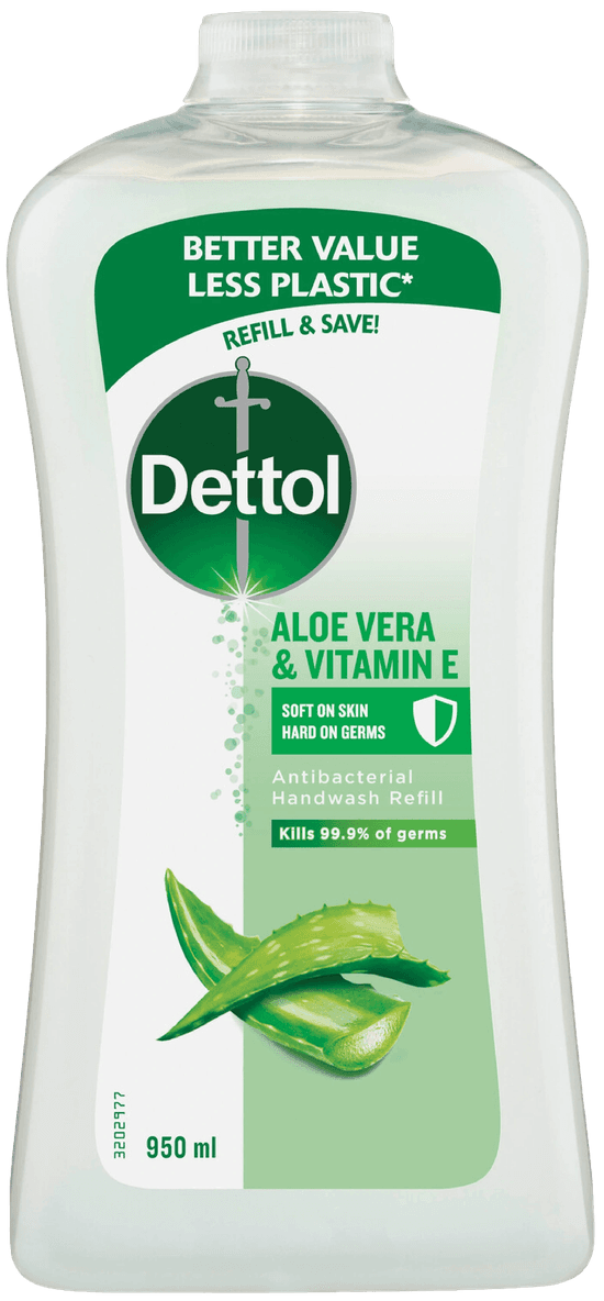 Dettol Liquid Hand Wash Aloe Vera and Vitamin E Refill 950ml.webp