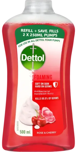 Dettol Foam Hand Wash Rose & Cherry in Blossom 500ml.webp