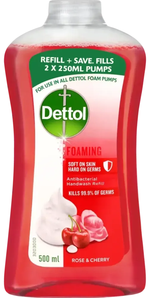 Dettol Foam Hand Wash Rose & Cherry in Blossom 500ml.webp