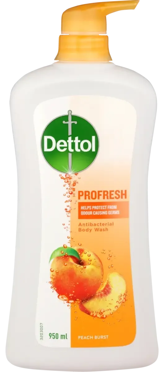Dettol Profresh Shower Gel Peach & Raspberry.webp