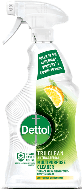 Dettol Tru Clean Antibacterial Multipurpose Cleaning Trigger Zesty Citrus & Lemongrass 500ml.webp