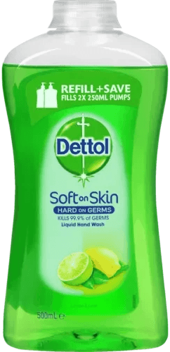 Dettol Liquid Hand Wash Lemon & Lime Refill 500ml.webp