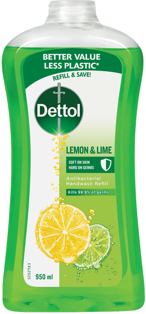 Dettol Liquid Hand Wash Lemon & Lime Refill 950ml.webp