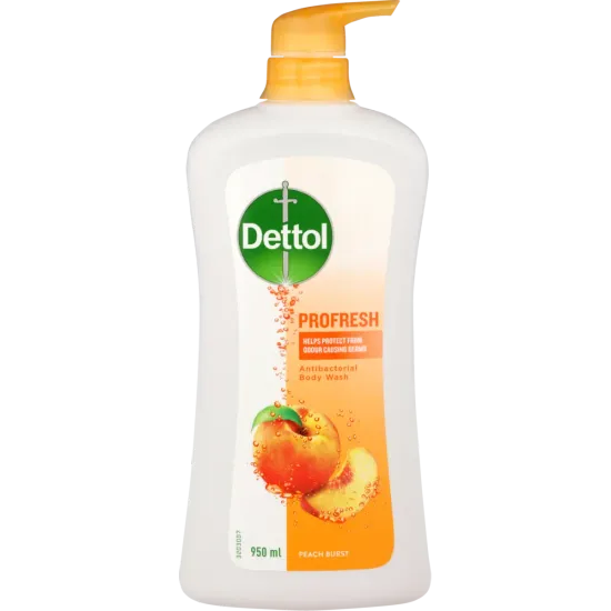 Dettol Profresh Shower Gel Peach & Raspberry.webp