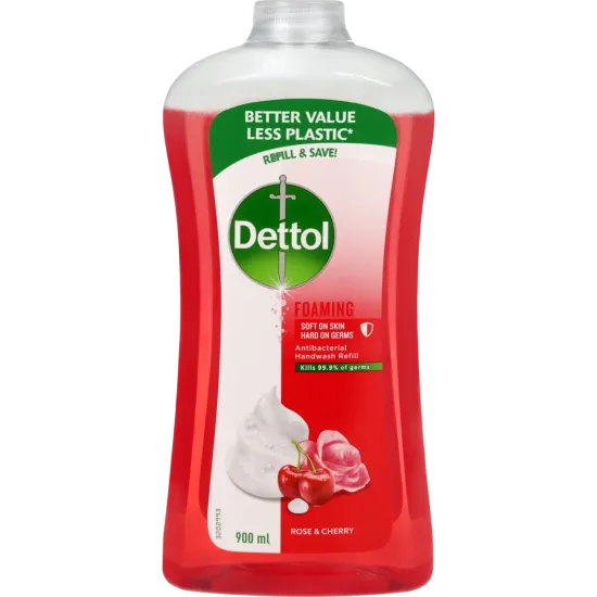 Dettol Foam Hand Wash Rose & Cherry in Blossom 900ml.webp