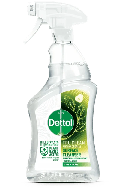 Dettol Tru Clean Antibacterial Surface Trigger Cleanser Crisp Pear
