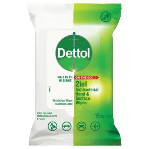 Dettol 2 in 1 Hands & Surfaces Anti-Bacterial Wipes.webp