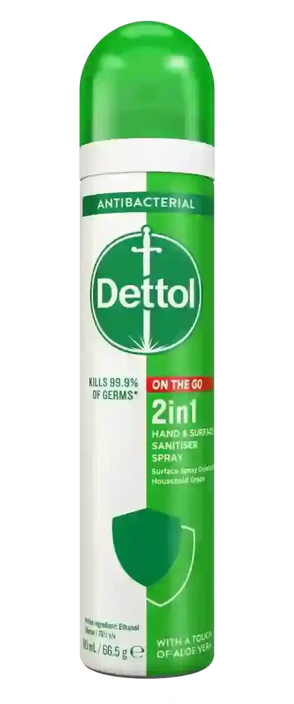 Dettol 2in1 Hand & Surface Sanitiser Spray